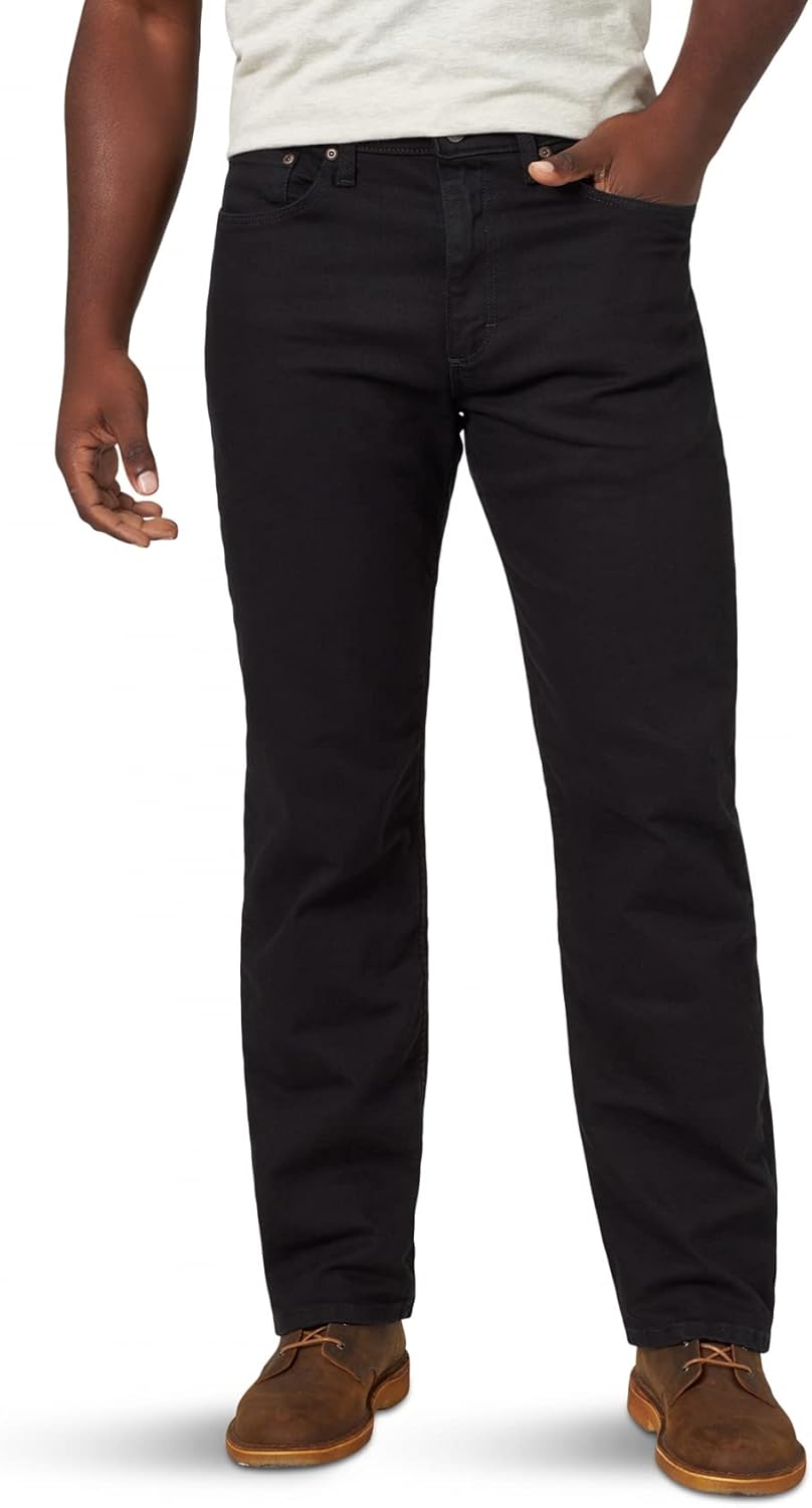 Wrangler Authentics Men's Classic 5-Pocket Relaxed Fit Flex Jean