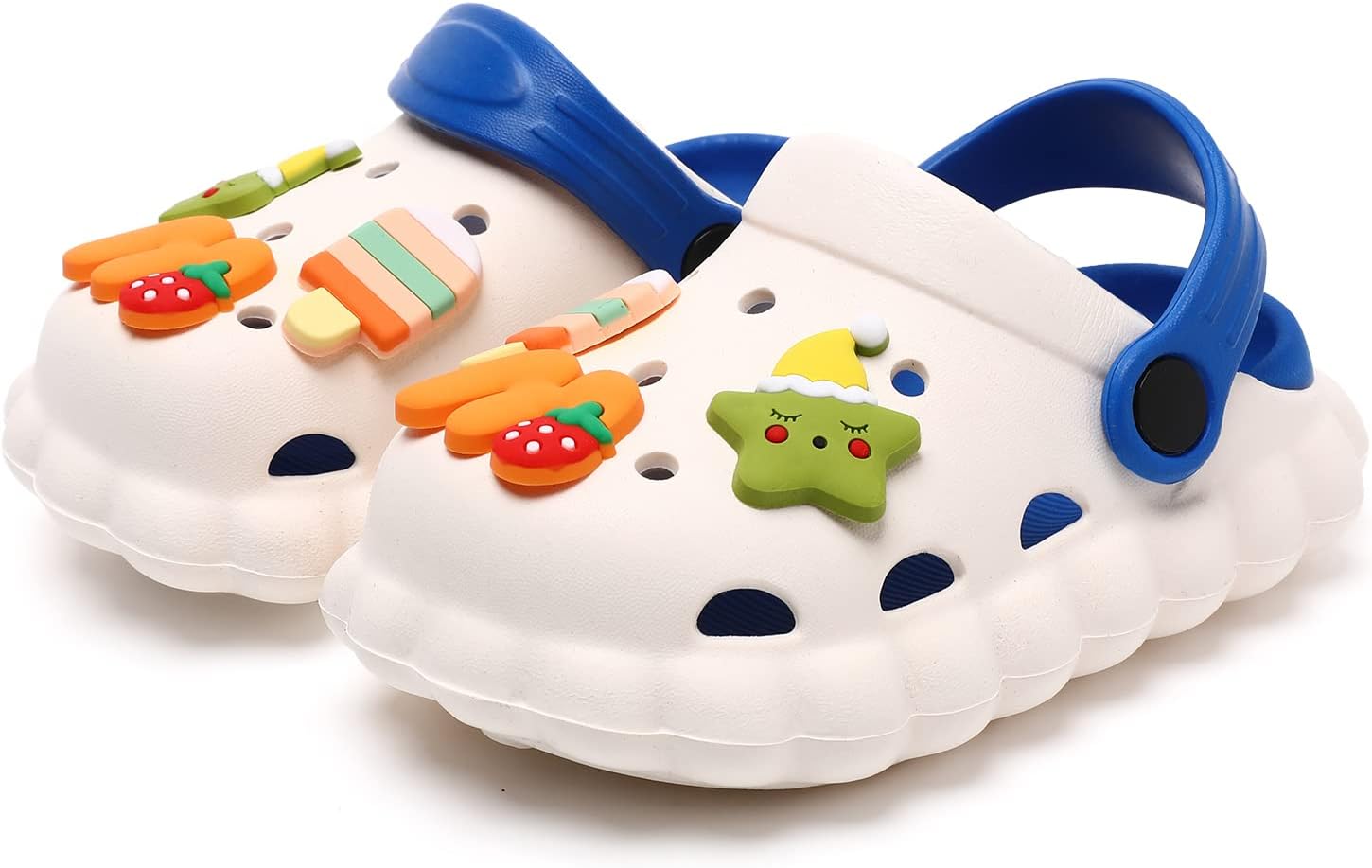 Toddler Clogs Boys Girls Cute Sandals Little Kids Light Slip on Shoes Baby Summer Beach Water Slippers 2.5 Years