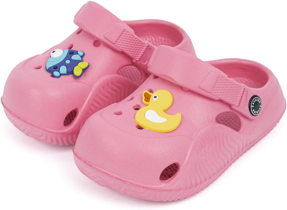 Casazoe Toddler Cute Garden Clogs Boys Girls Slip On Shoes Lightweight Slipper Outdoor Summer Water Sandals Infant Children Beach Swimming Pool Shoes