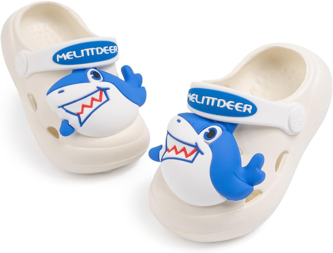 Casazoe Toddler Kids Boys Girls EVA Garden Clogs Summer Outdoor Slip On Shoes Cute Animal Water Sandals Children Lightweight Slipper Beach Pool Play Shoes (Baby/Toddler Kids)