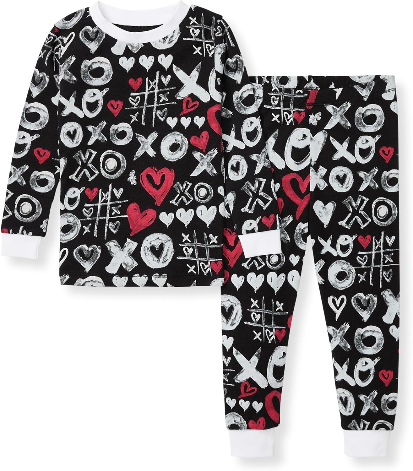 Burt's Bees Baby Baby Boys Pajamas, 2-Piece Long Sleeve Tee and Long Pant Cotton PJ Set, Sizes for 12 Months to 12 Years
